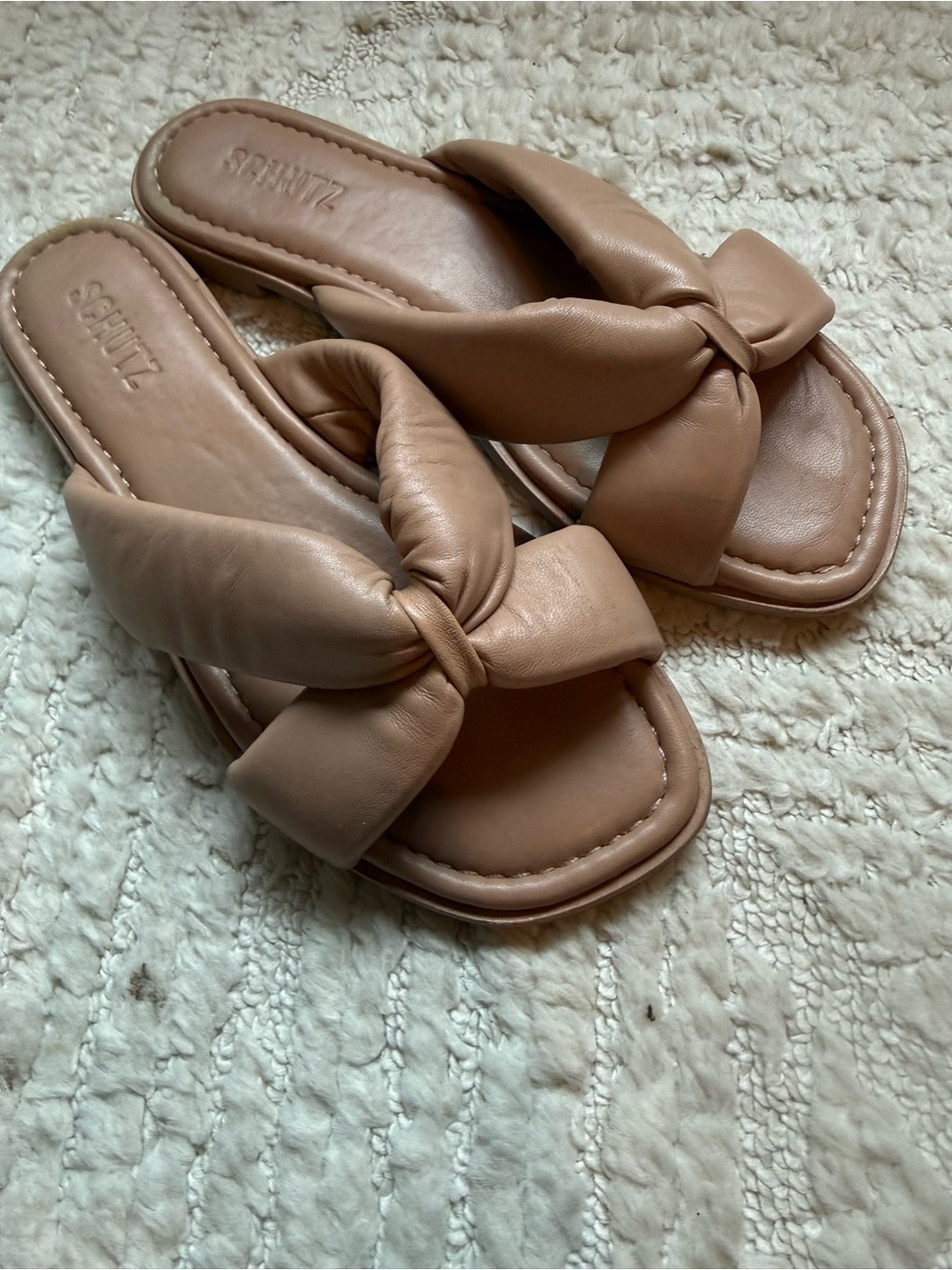 Schutz sandals tan size 9 - Picture 2 of 5